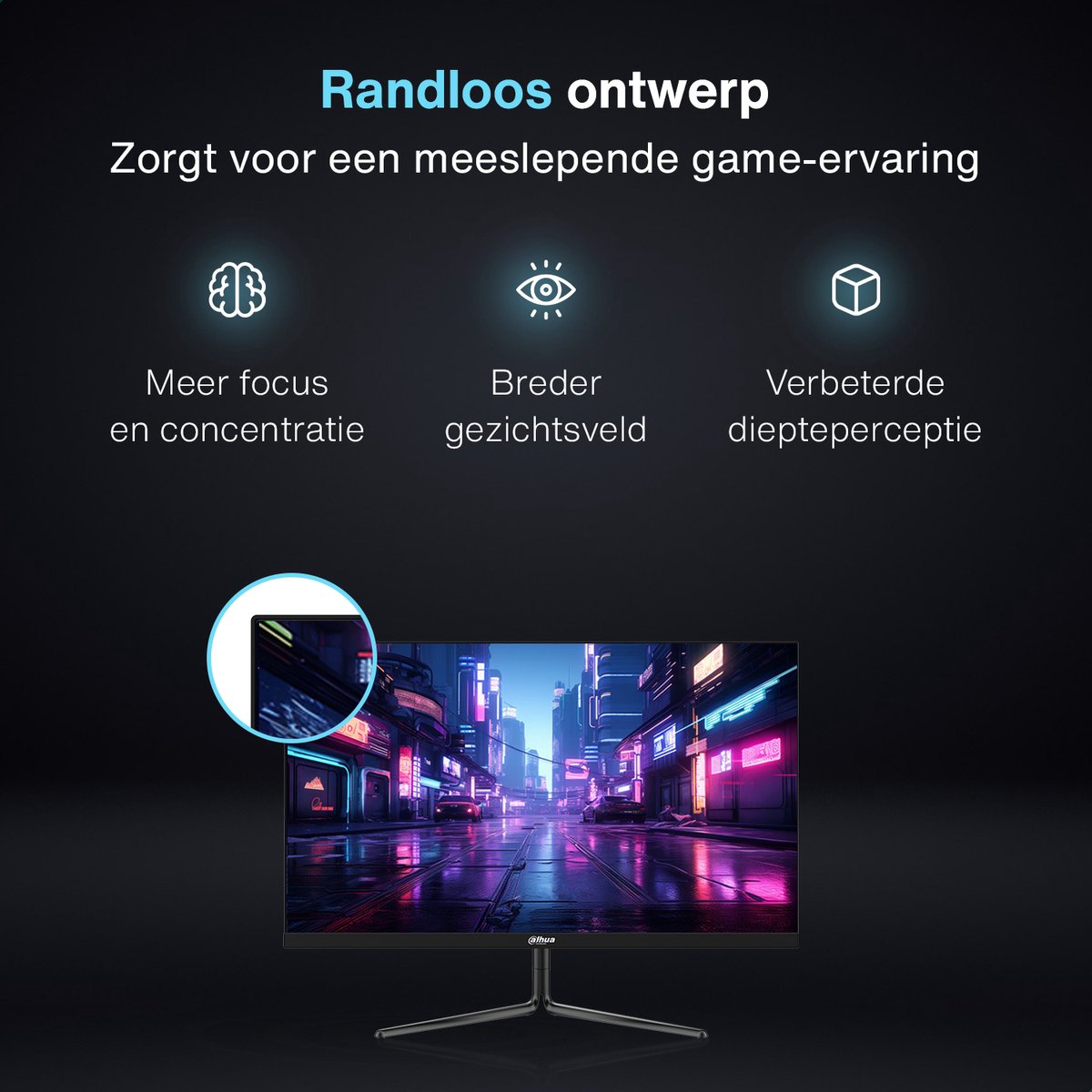 Dahua LM24-E231 - Full HD IPS Gaming Monitor - 24 inch - afbeelding 2