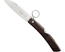 Robert Herder IBEX – Zakmes – Inklapbaar – Lemmet 100 mm – RVS – Heft Gerookt Eikenhout