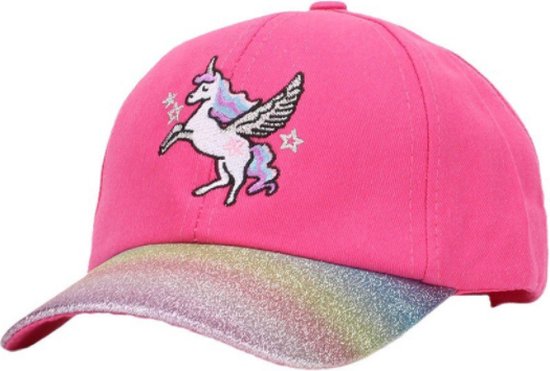 Foto: Unicorn pet kind glitters regenboog maat 52 2 4 jaar 