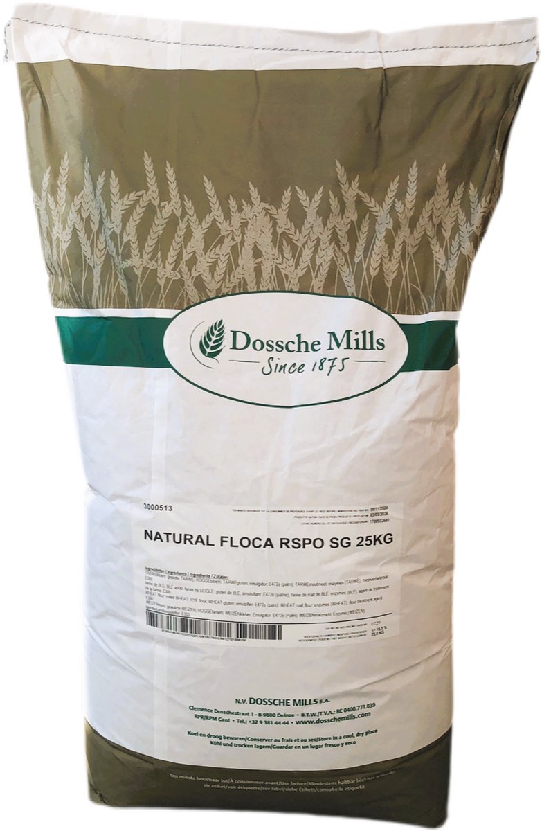 Natural Floca 25kg - brood bakken - bakingrediënt - bloem