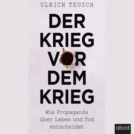Der Krieg vor dem Krieg - cover