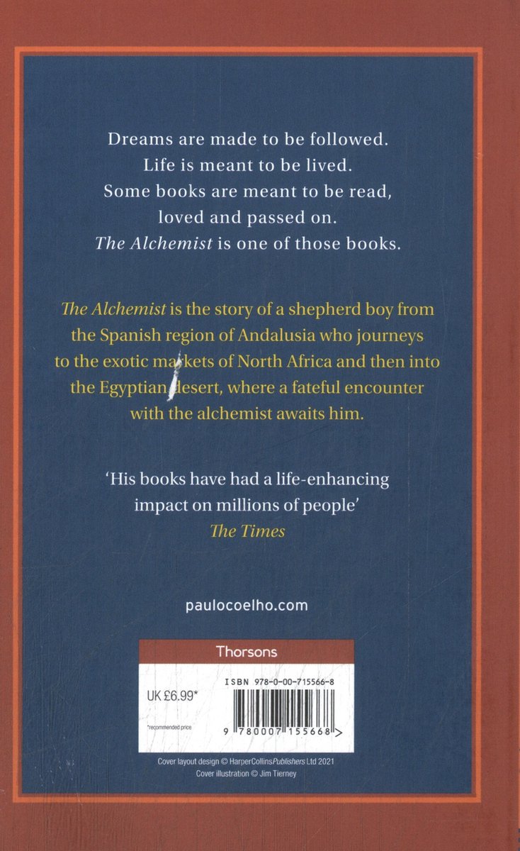 Alchemist - back cover