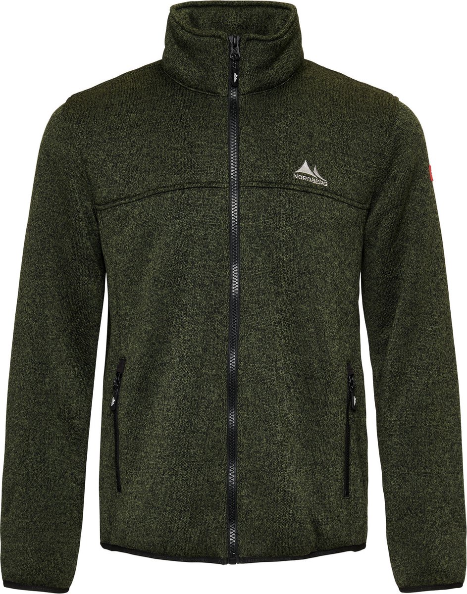 Nordberg Fred Fleece Vest melange Groen