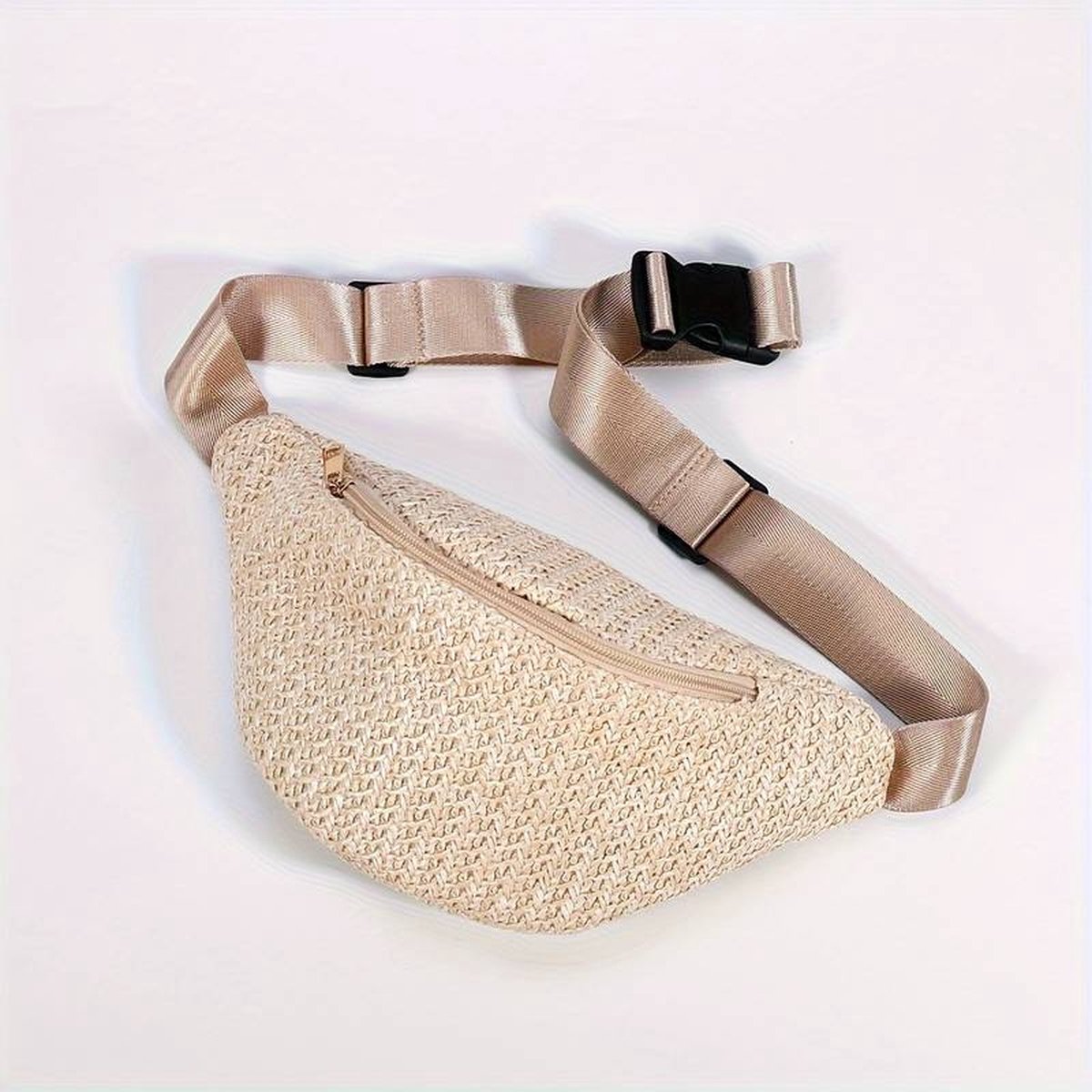 FLIPFLOP CLUB® Rotan Crossbody Fanny Pack Tasje - Accessoires voor festival - Rotan Waistbag - Telefoontasje - FannyPack - Unisex - Festival tasje