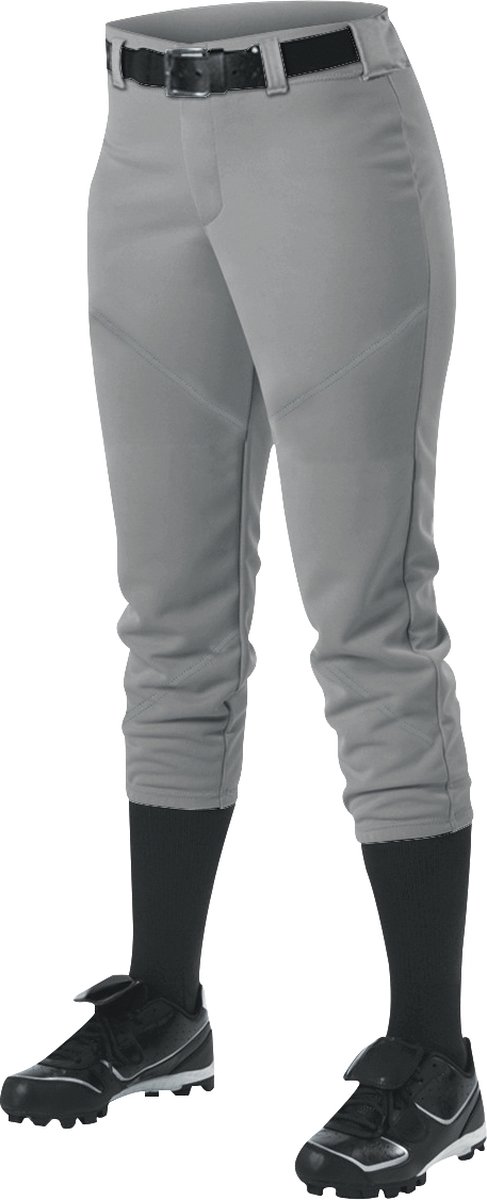 Alleson - Crush - 655W - Softbalbroek - Knicker - Halflang - Dames - Grijs - L