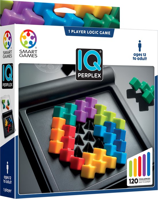 Smart Games – IQ Perplex – 120 opdrachten – breinbreker – voor tieners én volwassenen