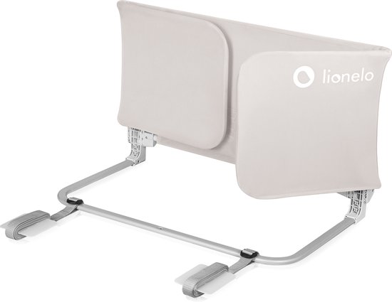 Lionelo Lora XL – Barrière de Lit XL – Pliable & Portable – Extra Longue 150 cm – Installation Facile – Universelle – Matériaux de Haute Qualité