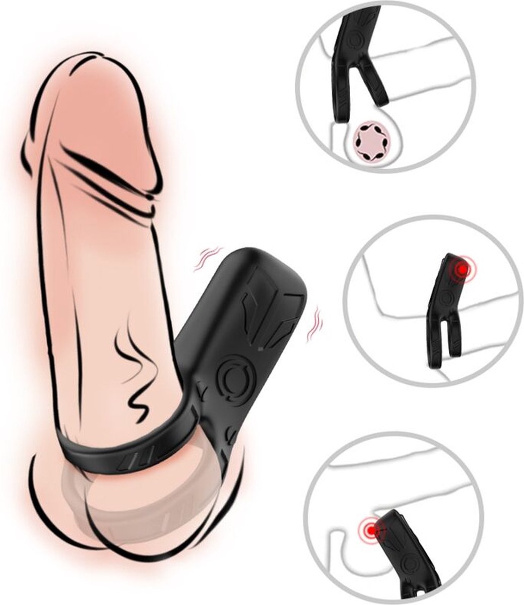 Goedkoopste ARMONY - DOUBLE RING VIBRATOR BLACK | COCKRING | VIBRERENDE COCKRING | SEX TOYS VOOR KOPPELS | SEX TOYS VOOR MANNEN | SEKSSPEELTJES VOOR KOPPELS | SEKSSPEELTJES VOOR MANNEN | SEX TOYS | SEKSSPEELTJES