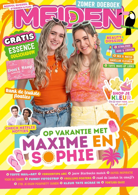 MEIDEN magazine Vakantieboek 2024 - Zomerboek met Maxime & Sophie