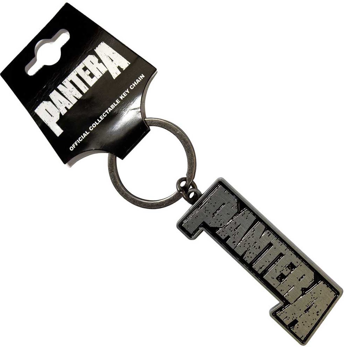 Pantera - Logo Sleutelhanger - Wit