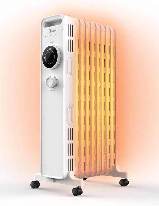 Midea - NY2009-22M - Olieradiator - 2000 W - Energiebesparend en stil