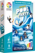 Smart Games - Penguins Pool Party - 60 opdrachten - compact puzzelspel vanaf 6 jaar met pinguïns - reisspel