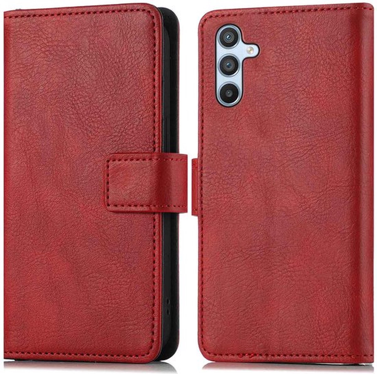 Bookcase Samsung Galaxy S9 Bruin Leer