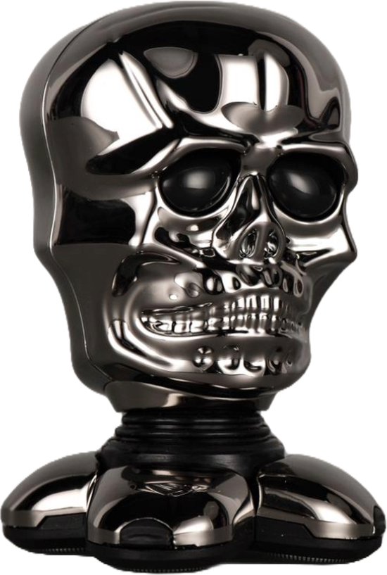 5-in-1 Skull Shaver - Hoofd Kaal Scheren - Gezicht en Hoofd Trimmer - Razzaro - Waterdicht - Nat en Droog Shaver - Elektrisch - Tondeuse - Zilver - 5-in-1 - €29,95