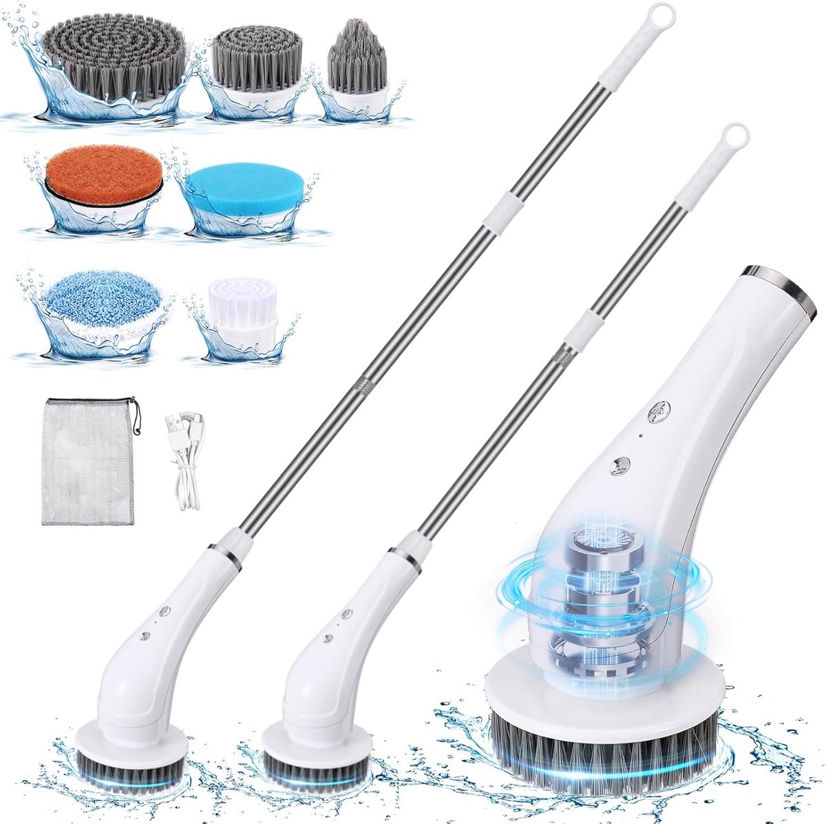 Goedkoopste Elektrische Schoonmaakborstel - Elektrische Schrobber - Elektrische Scrubber - Elektrische Schrobborstel - Electrische Schoonmaakborstel - Electrische Schrobborstel