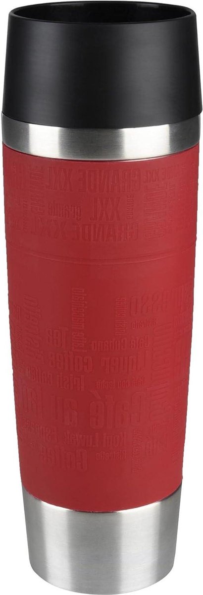 Travel Mug Grande Isoleerbeker 0.5 L RVS- rood - Thermosbeker