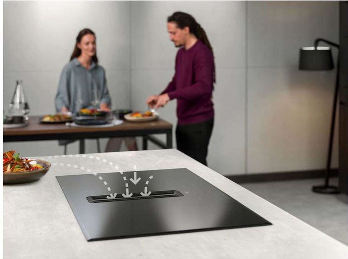 AEG Inductiekookplaat | Model CCE84751CB | Inbouw | 83 cm | 4 zones | Geïntegreerde afzuiging