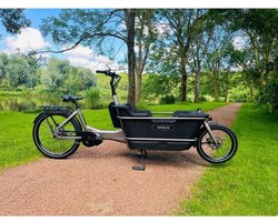 Product: Raaks Rover elektrische bakfiets tweewieler Grijs, van het merk 