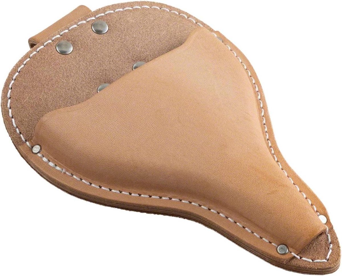 Lederen Holster met Riem Loop voor Bonsai Schaar - Made IN JAPAN - Japanse Tuin Handgereedschap Houder - Duurzaam Schede Pouch voor Tuinman - Beige