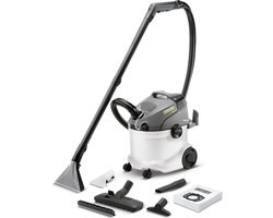 Kärcher SE 6.100 Tapijtreiniger - Sproei-extractie - 1400 W - 4 / 4 liter - Nat- en droog stofzuiger - Vliesfilterzak - Bekledingszuigmond smal