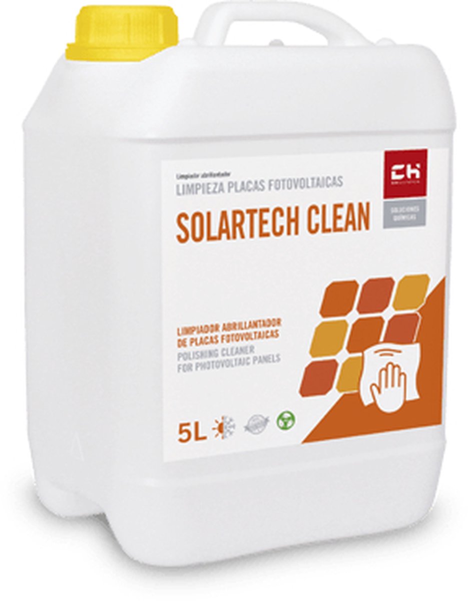 Goedkoopste Reiniger en polijstmiddel voor zonnesystemen en fotovoltaïsche panelen- Solartech Clean