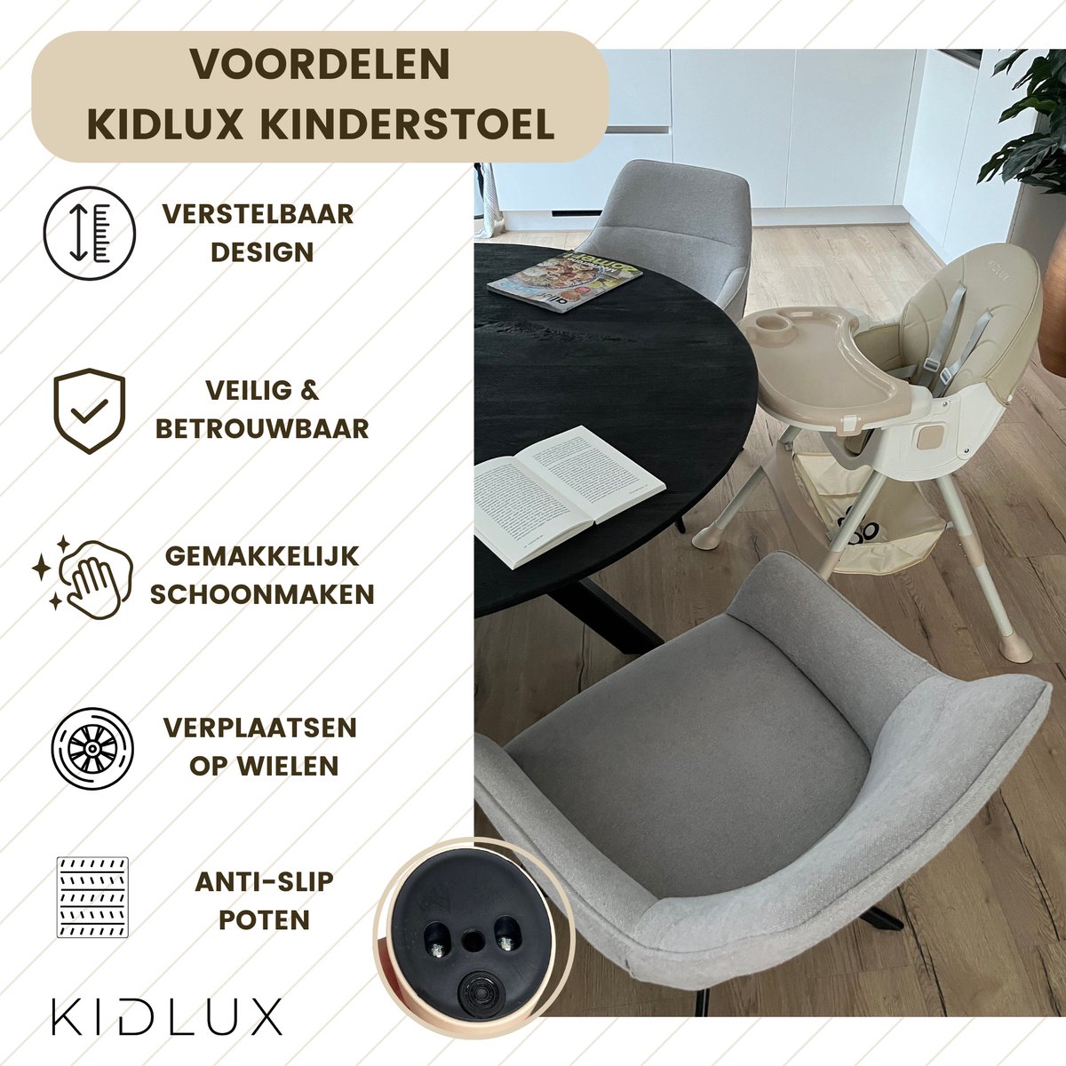 Kinderstoeltje 3-in-1 Meegroei Stoel thumbnail 3