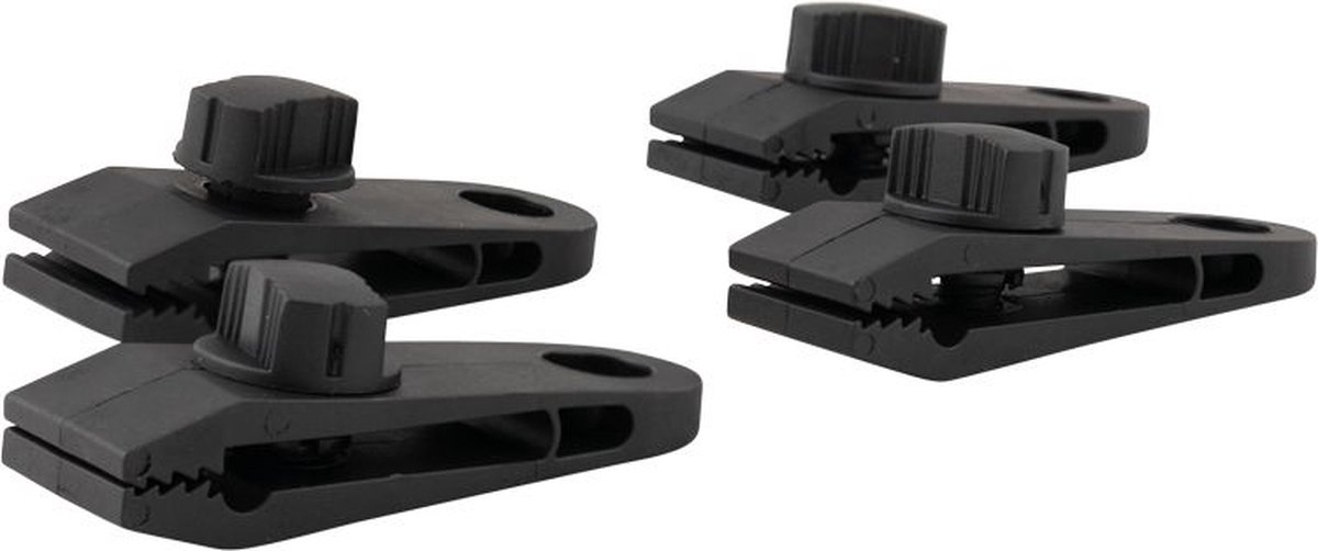 Work-Plus Tenttapijt clips - Dekzeil klemmen set - 4 stuks 27 x 84 mm