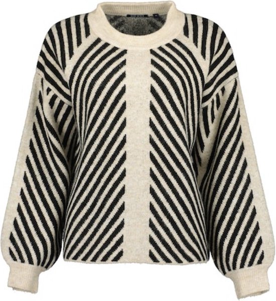 Blue Seven dames - Trui 248022 beige print maat 38