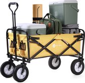 Bol.com Packaway Opvouwbare Bolderkar van Wasbaar Polyester tot 70KG – 98 x 53 cm – OKERGEEL aanbieding
