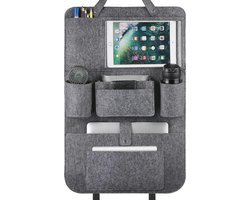Rugleuningbescherming autostoelorganizer achterbank-organizer - tablet/telefoonopslag - waterdicht - multifunctioneel - autoopbergtas - veel zakken - html content nodig Auto organizer