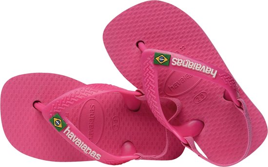 Havaianas Filles Bébé Brasil Logo II Pink Flux/ White ROSE 22