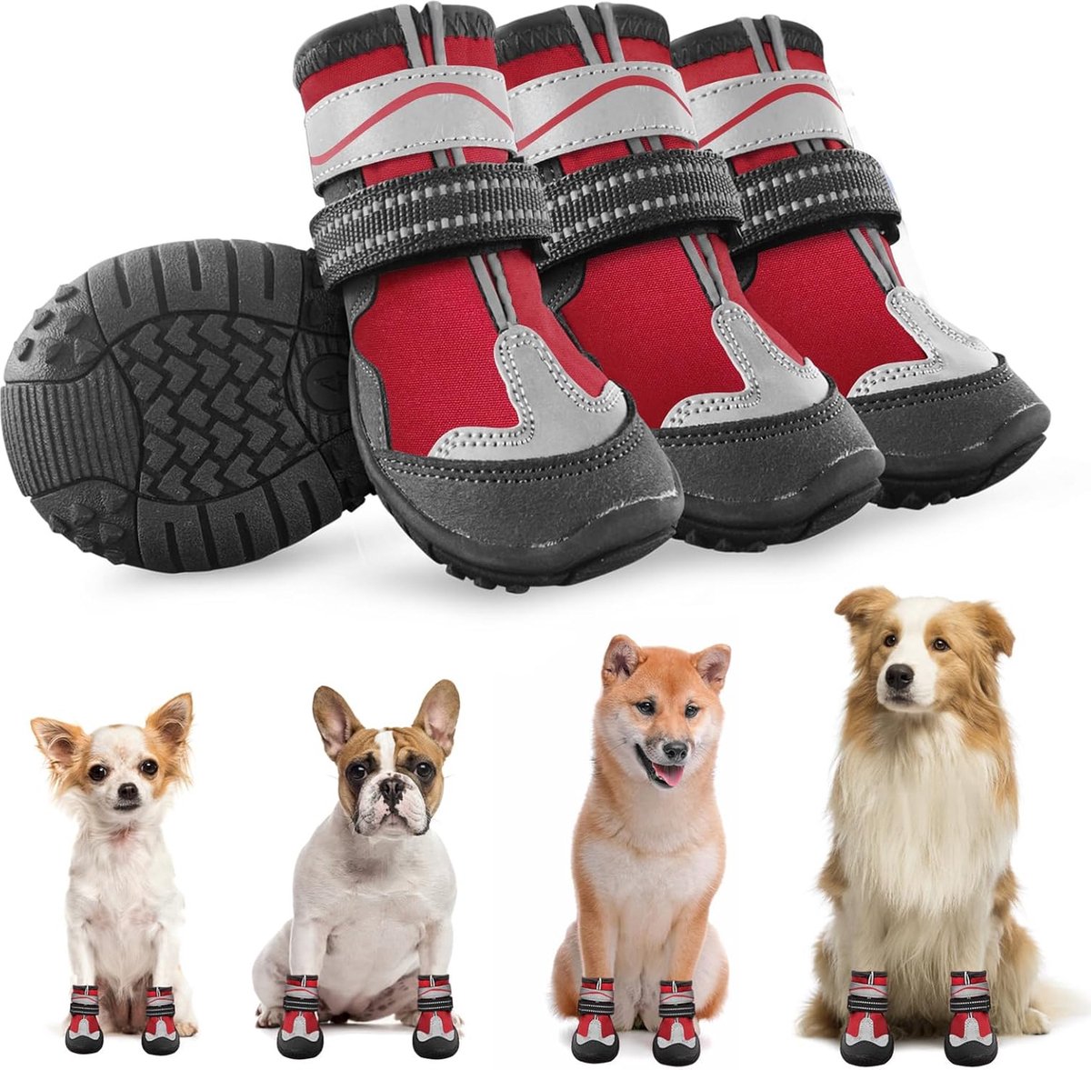 Lexium Hondenschoenen pootbeschermer - Hondenschoenen - Pootbescherming hond - Hondenschoentjes - Hondenlaarzen