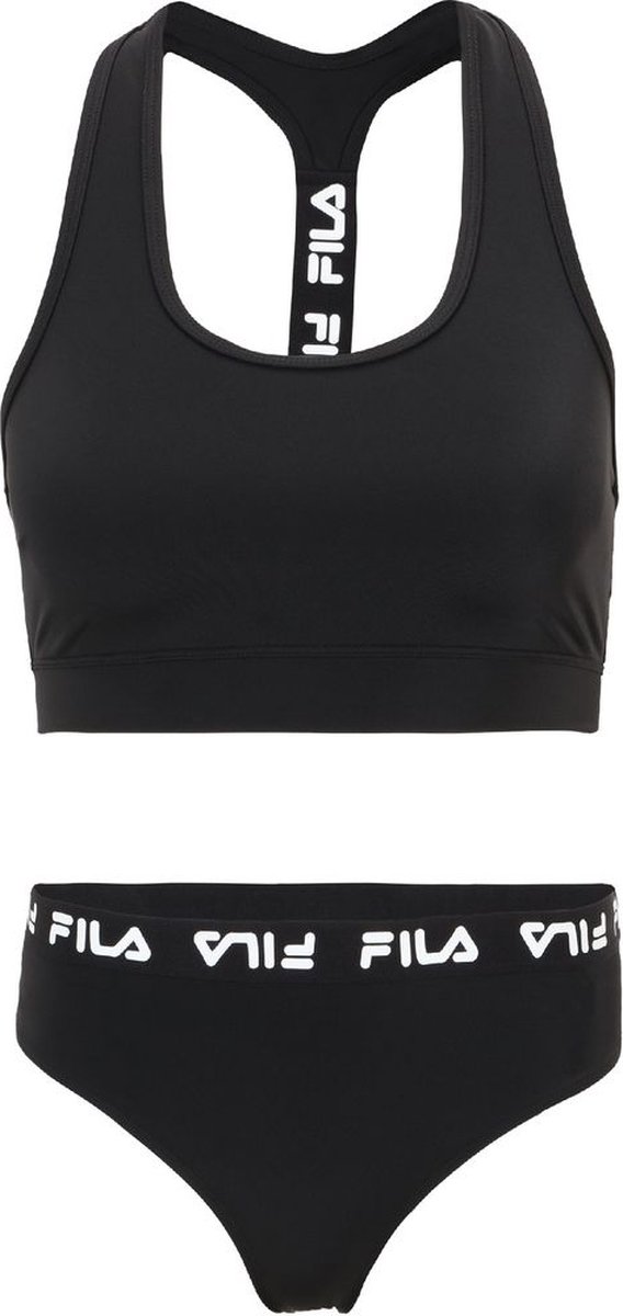 Fila Damen Bikini Sorano Racer Back Bikini -S Zwart