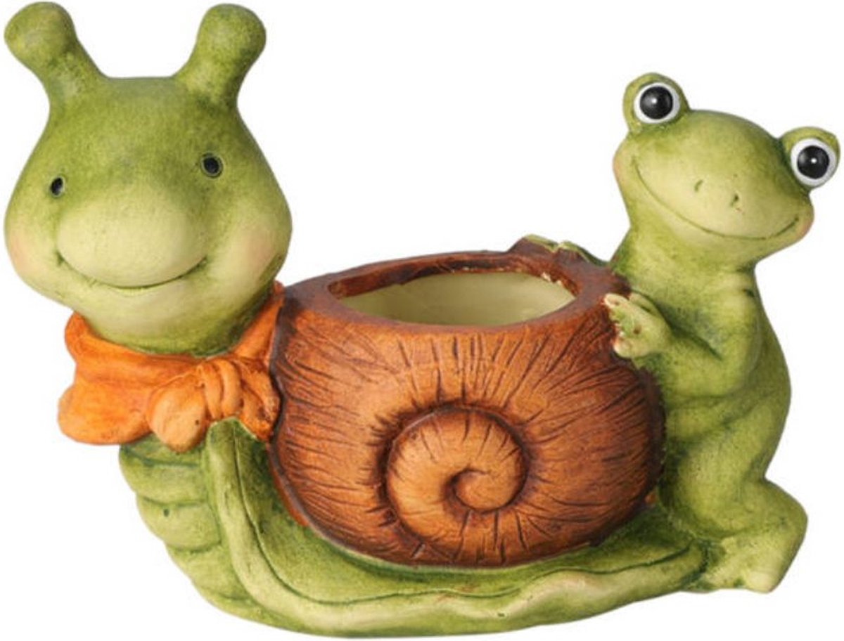 Keramische kikkerplantenpot, 15 cm