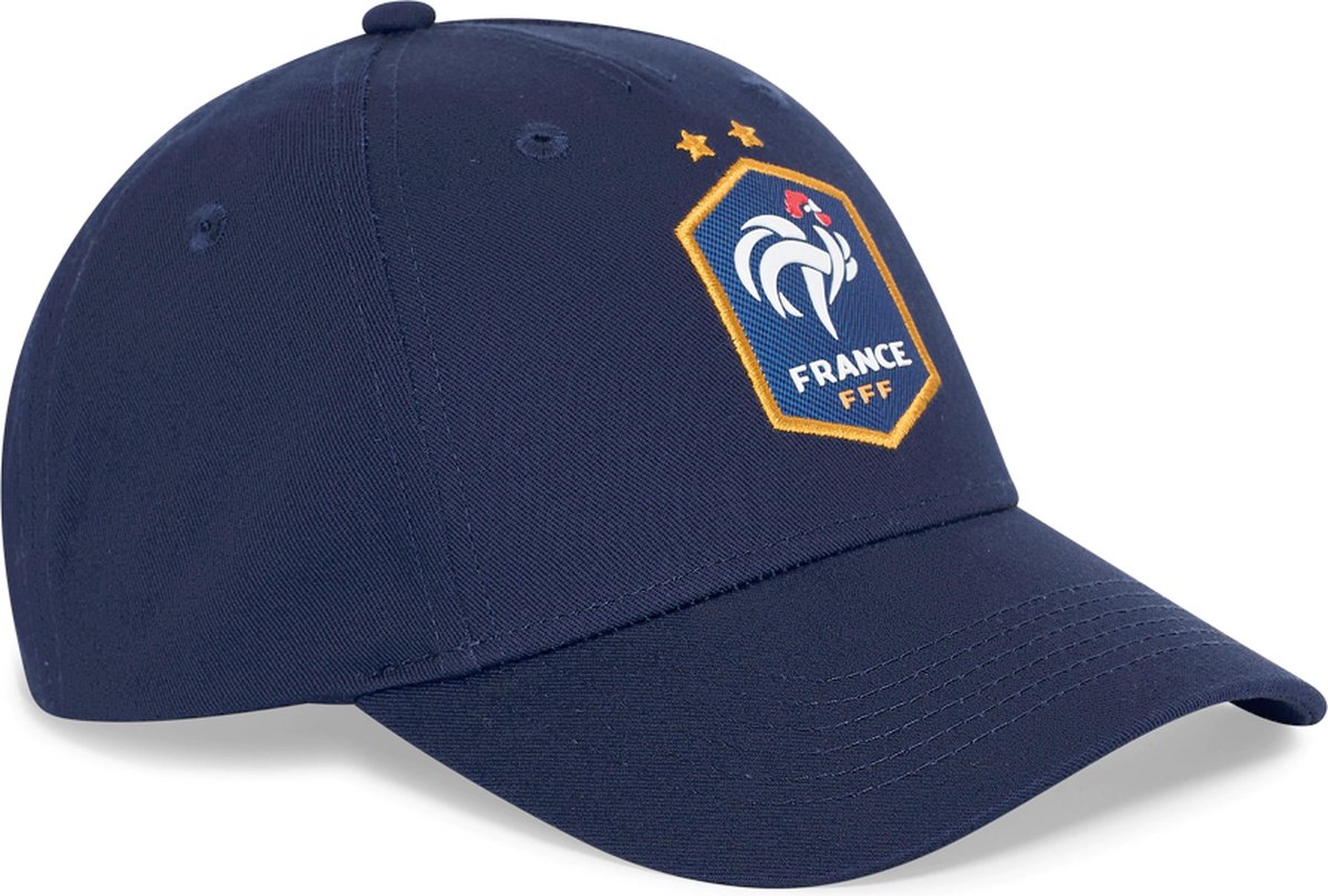 Frankrijk logo pet voor volwassenen - Officieel FFF product - Frans elftal cap