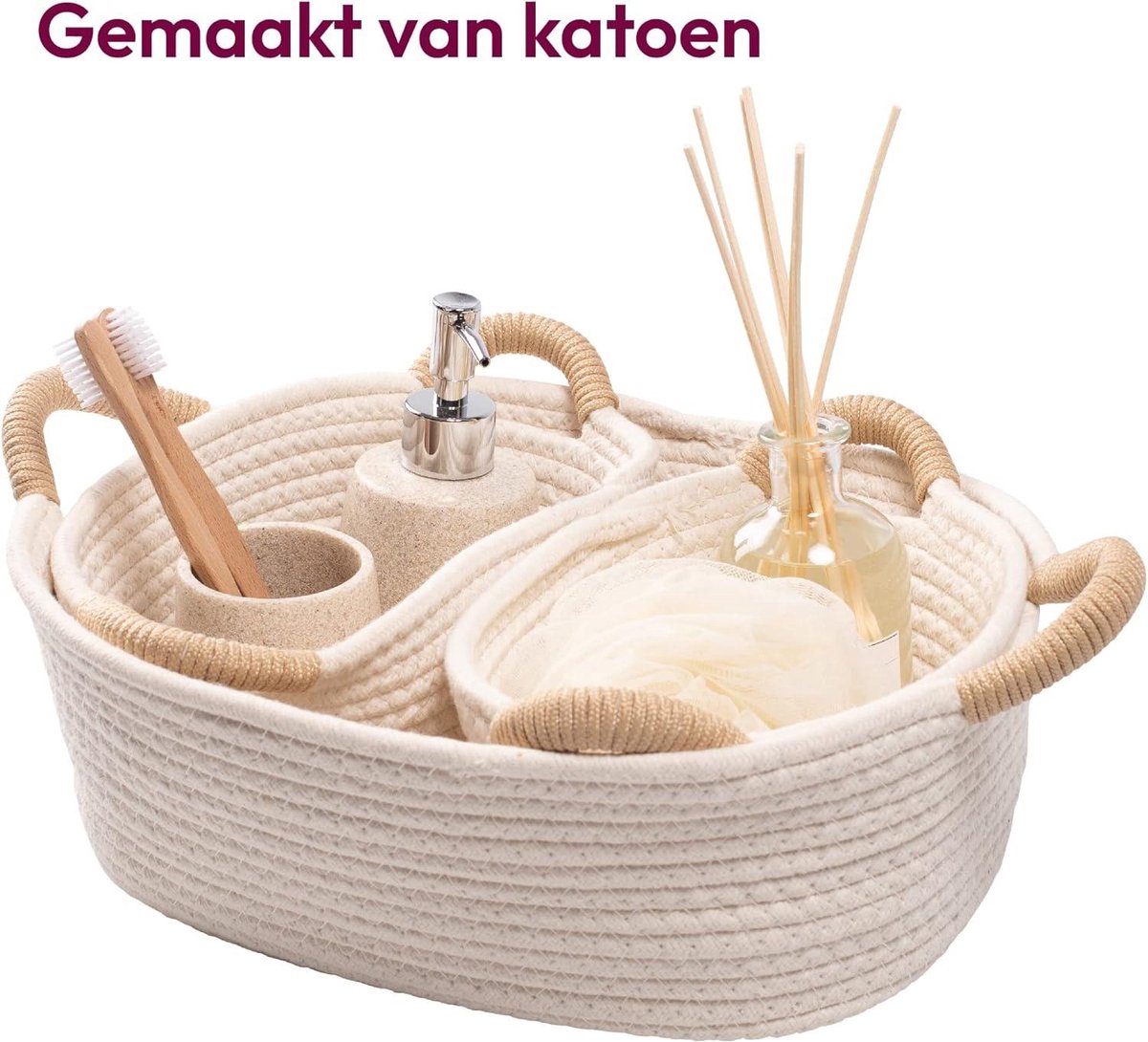 Stoffen opbergmand in set van 6 HIER kopen
