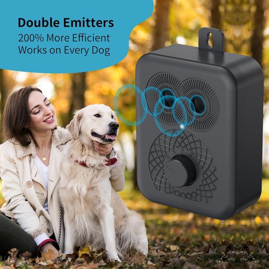 Anti-bell voor honden, 3 frequenties, Sonic Anti Bell, bereik van 100 meter, ultrasoon apparaat voor honden, oplaadbare hondenbell-controle binnen en buiten, anti-blak-medium honden Anti-bell voor honden, 3 frequenties, Sonic Anti Bell, bereik van 100 meter, ultrasoon apparaat voor honden, oplaadbare hondenbell-controle binnen en buiten, anti-blak-medium honden