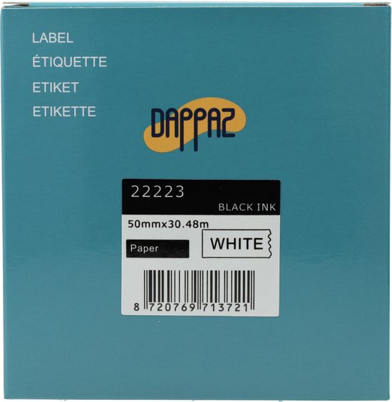 Rotolo Etichette Go Inks Compatibile Brother DK-22223 - 50mm X 30,48m - Foto 2