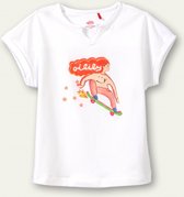 Oilily Tessa - T-Shirt - Meisjes - Wit - 116