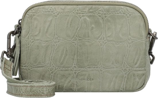 FREDsBRUDER Cuir Sac à épaule bandoulière Crolinchen Camera Bag Powder Green Vert clair