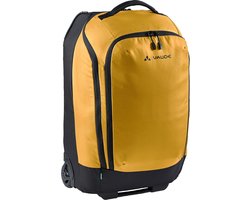VAUDE trolley rugzak met laptopvak CityTravel Carry-On Trolley 29L Burnt Yellow donkergeel 55cm