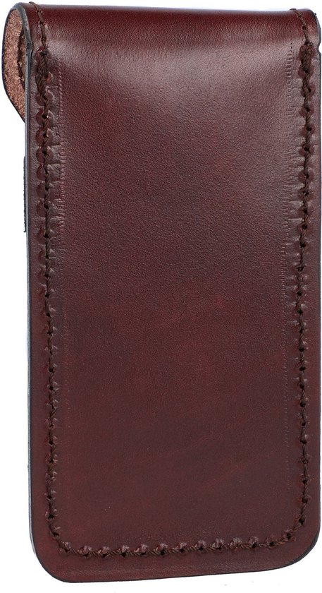 Étui à stylos en cuir de selle Mika pour 4 stylos, env.16 x 7 x 2 cm, marron. 28063302