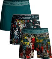Muchachomalo Heren Boxershorts - 3 Pack - Maat 4XL - 95% Katoen - Mannen Onderbroek