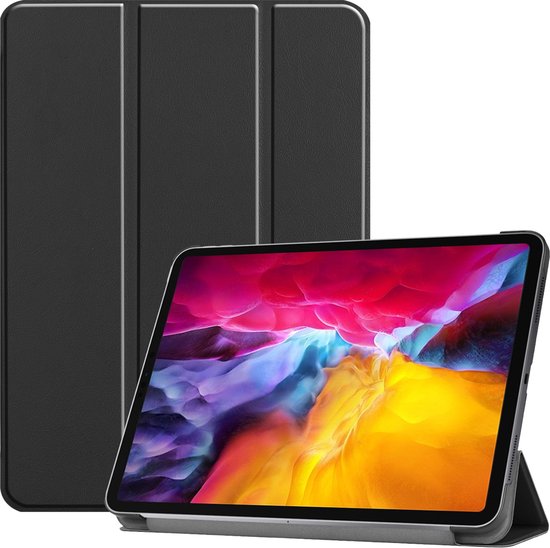 Foto: Imoshion tablet hoes geschikt voor ipad pro 11 2018 ipad pro 11 2020 ipad pro 11 2021 ipad pro 11 2022 imoshion trifold bookcase zwart