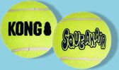 Kong Air Squeakair Tennis Ball XL - Bal - 94 mm x 89 mm x 89 mm - Geel