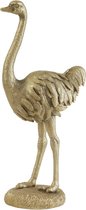 Light & Living Ornament Ostrich - Goud - 19.5x14.5x45cm - Modern