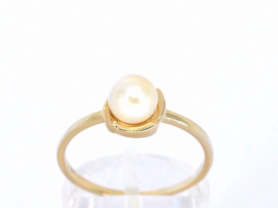 ring met echte parel