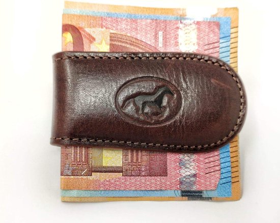 Castelijn & Beerens Heren Portemonnee Met Dollarclip Gaucho Zwart
