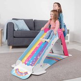 Pop2Play glijbaan regenboogkleuren 150 cm x 63 cm x 71 cm (Concentra 123097) met gratis verzending