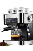 Soness Espresso Machine - Koffiemachine - Koffiezetter - Koffiezetapparaat - Koffiezetmachine - Zilver
